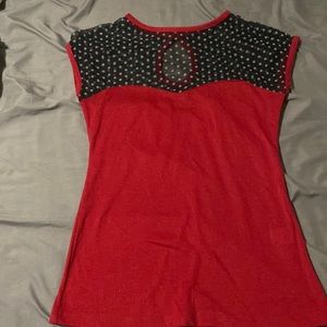 Rock Steady polka dot sweetheart top